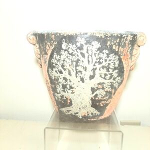 Artistic Old World Style  Tree Design Vase/Planter